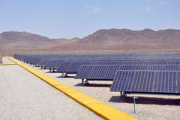 نیروگاه‌های خورشیدی در شهر ترین‌ها