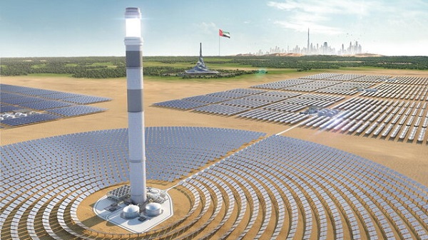 برج تولید انرژی خورشیدی