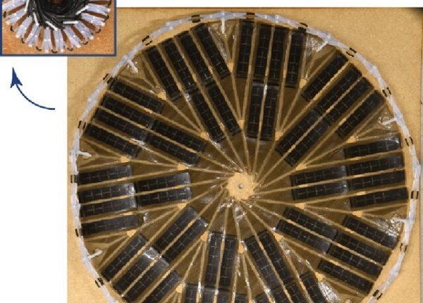 تغییر شکل پنل خورشیدی