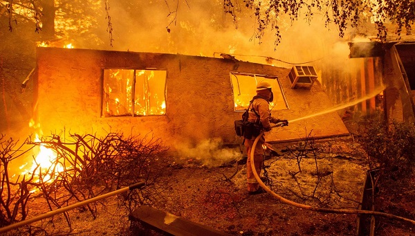 شرکت برق آمریکا، متهم ردیف اول آتش‌سوزی کالیفرنیا