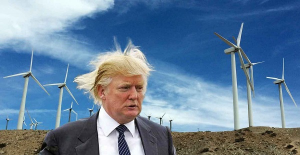 ادعای ترامپ در مورد توربین های بادی