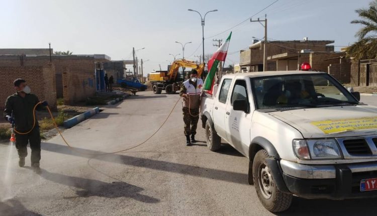 ‫خدمت‌رسانی بسیج نفت و گاز کارون در مقابله با کرونا‬