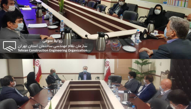 دیدار رئیس نظام مهندسی تهران با معاون استاندار پایتخت