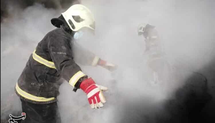 آتشی در تونل که با لوله کشی خاموش شد!