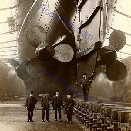 عکسی از سازندگان کشتی تایتانیک