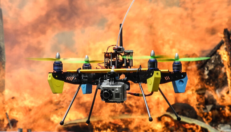 آتش تهران را پهباد خاموش می کند!