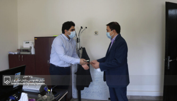بازدید عیدانه رئیس سازمان نظام مهندسی تهران از کارمندان