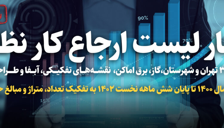 انتشار نخستین سند ارجاع کار نظارت