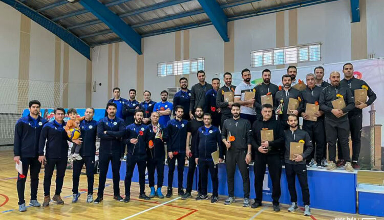 قهرمانی تیم والیبال نظام مهندسی ساختمان تهران