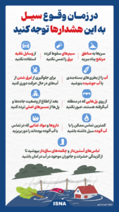 اینفوگرافی مواجهه با سیل