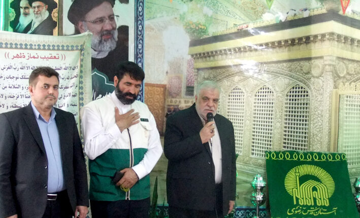 آیین تکریم خانواده شهدای پردیس به مناسبت هفته و دهه کرامت